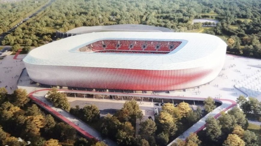 Belarus football stadium